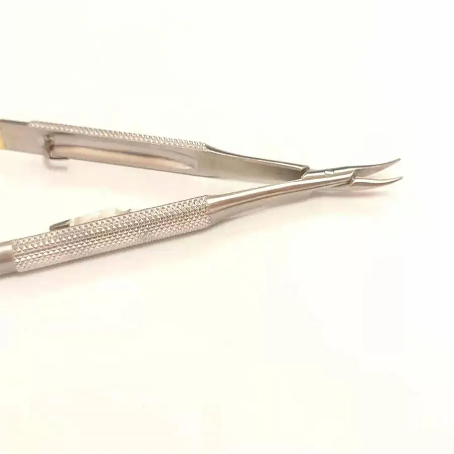
Ears eyes nose and throat surgical instruments Micro Curved Needle Holder 