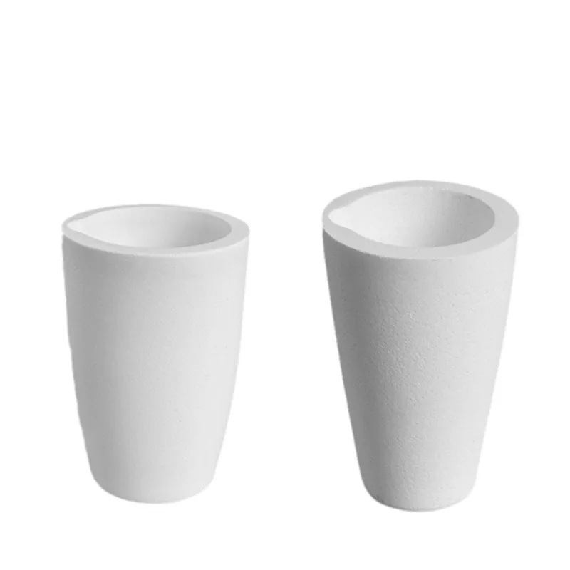 High Purity Quartz Fused Silica Melting Jewelry Crucible cup Pot for Gold Silver Platinum Refine
