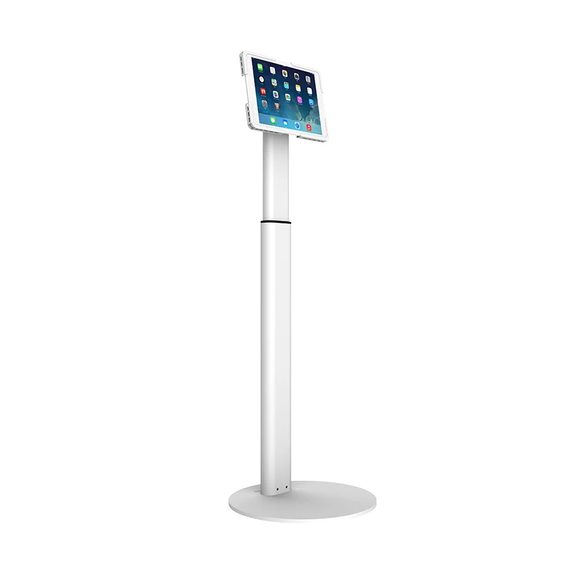 Height adnjustable floor stand kiosk for ipad photo booth stand kiosk