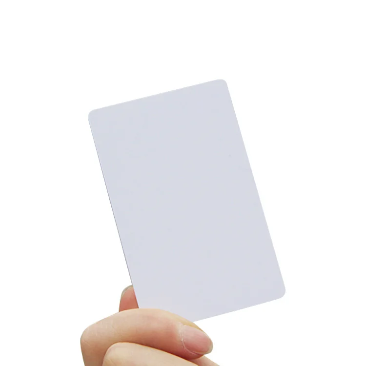 Factory Sell PVC RFID Card 13.56Mhz  NXP NTAG 215 Card White Printable NFC Cards