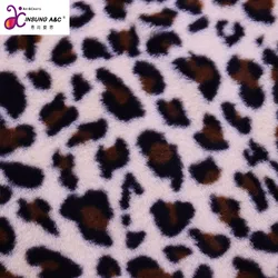 Hot Sale Eco-friendly Material 30M MOQ Fluffy  Polyester Printing Rabbit Fur For Bag