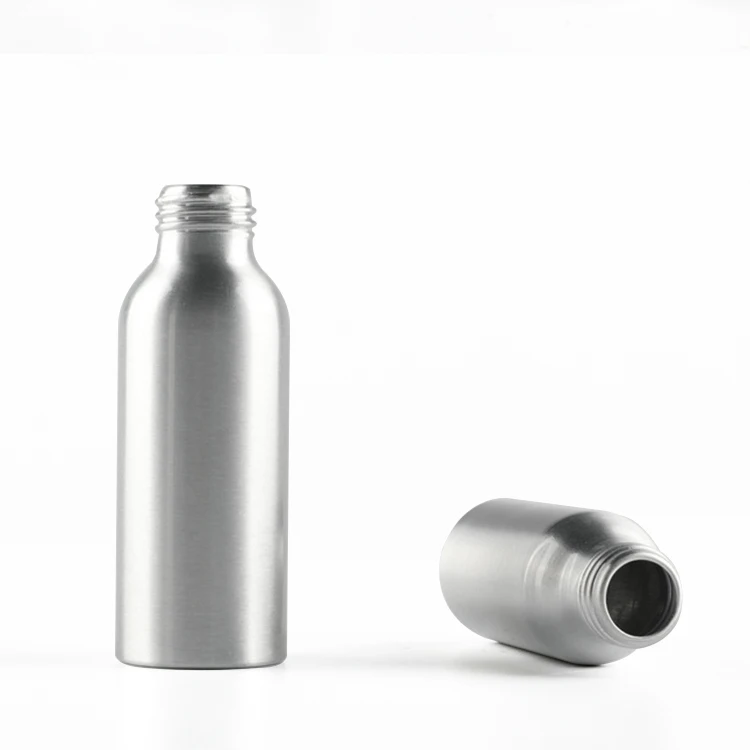 Empty Silver Cosmetic 50ml 100ml 200ml 250ml Atomizing Facial Toner Metal Aluminum Spray Pump Perfume Bottle