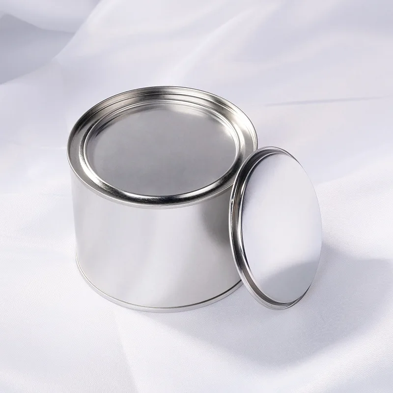 Food Grade Printing tinplate can 500ml with easy open lid for food packaging