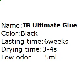 IB Ultimate lash extension adhesive glue korea original best seller black lash extension glue