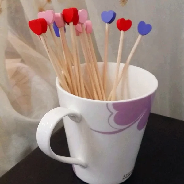 Raw material Food Grade compostable biodegradable paper packaging coffee stir wooden stick stirrer