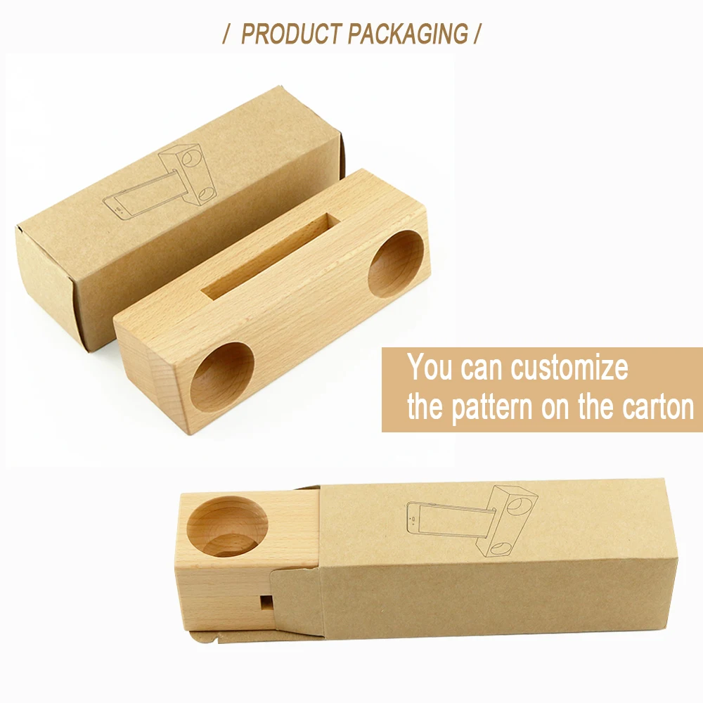 Wooden Loudspeaker Luxury Kenwood Wood Portable Wireless Speaker Wood Loudspeakers For Mobile Phone Holder