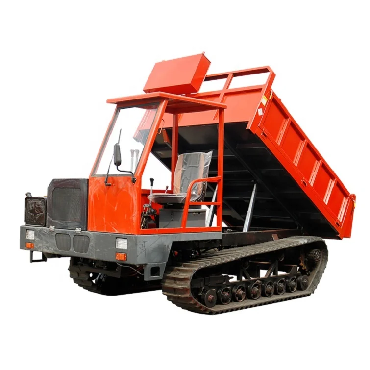 6 Ton 8 Ton Engine Powered Rubber Track Crawler Carrier for Construction
