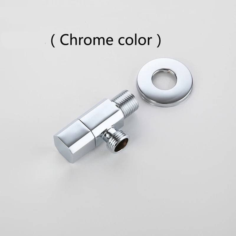 Rose Gold Angle Valve Bathroom Shut Off Water Stop Valve Brass