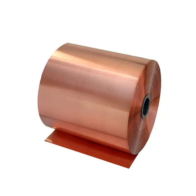 99.99% Copper Foil 0.1mm-10mm Copper Foil For Battery Copper Strip Coil Manufacturer
