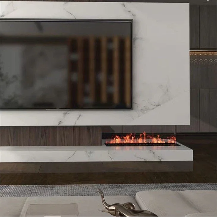 Manufacturer supply custom size 3d atomization electric water vapor fire steam fireplace for modern interior decoration