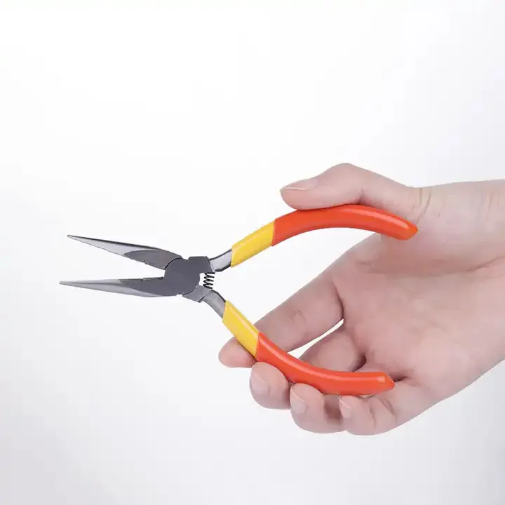 Diagonal cutting pliers tools DIY wholesale price mini 4.5 inch  plastic hand wire electric cable cutting pliers linglong