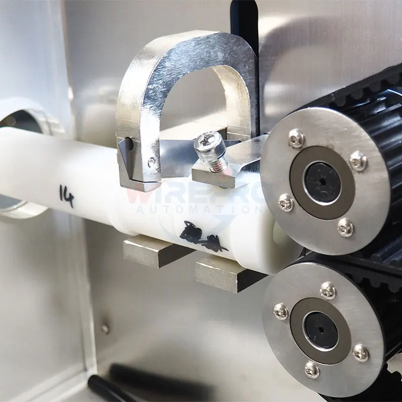 CB-U03 Automatic small corrugated tube hose pipe tube splitting and cutting machine