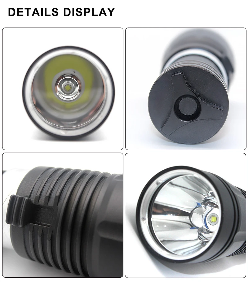 80-100m Working dept Aluminium Alloy Durable Diving Light for Sale