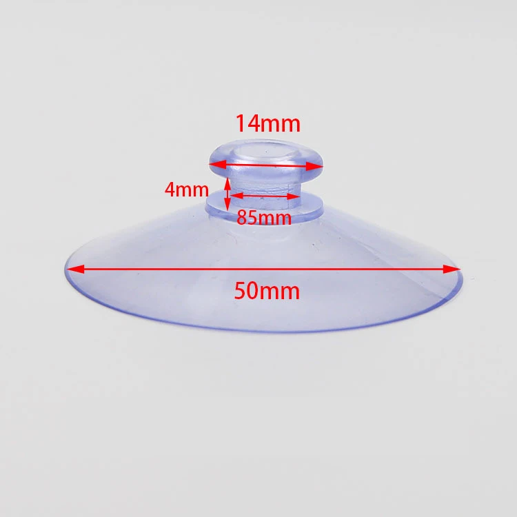 5 0 см Грибовидная головка присоска ПВХ прозрачная стеклянная настенный крючок