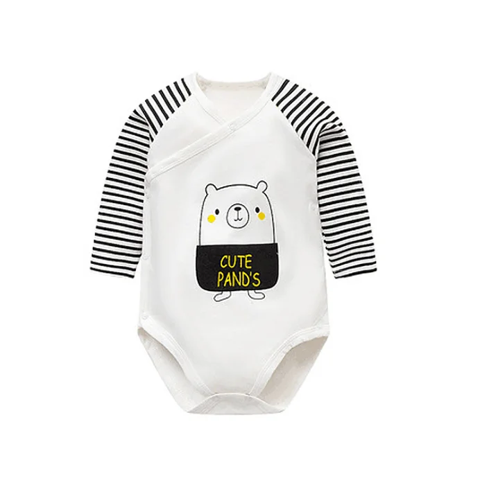 
Hot Sale Unisex Baby Thick Organic Cotton Baby Rompers Winter Baby Onesie 