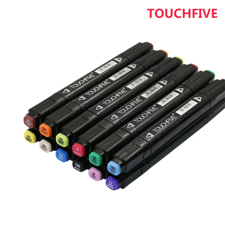 
Hot Selling168 Colors Dual Tip Art Markers,Permanent Marker Pens Highlighters With Black Bag 