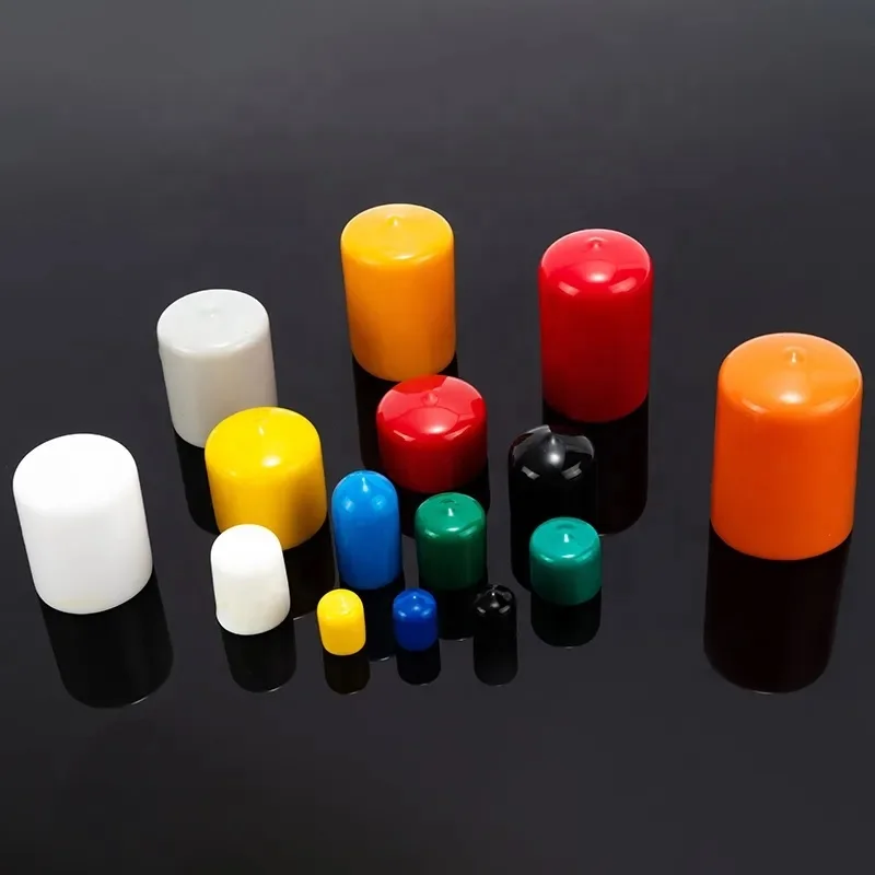 Dust-Proof End Cap Vinyl Cap Protective Cover Rubber Plug Soft PVC Thread Protection  for Screws and Bolts