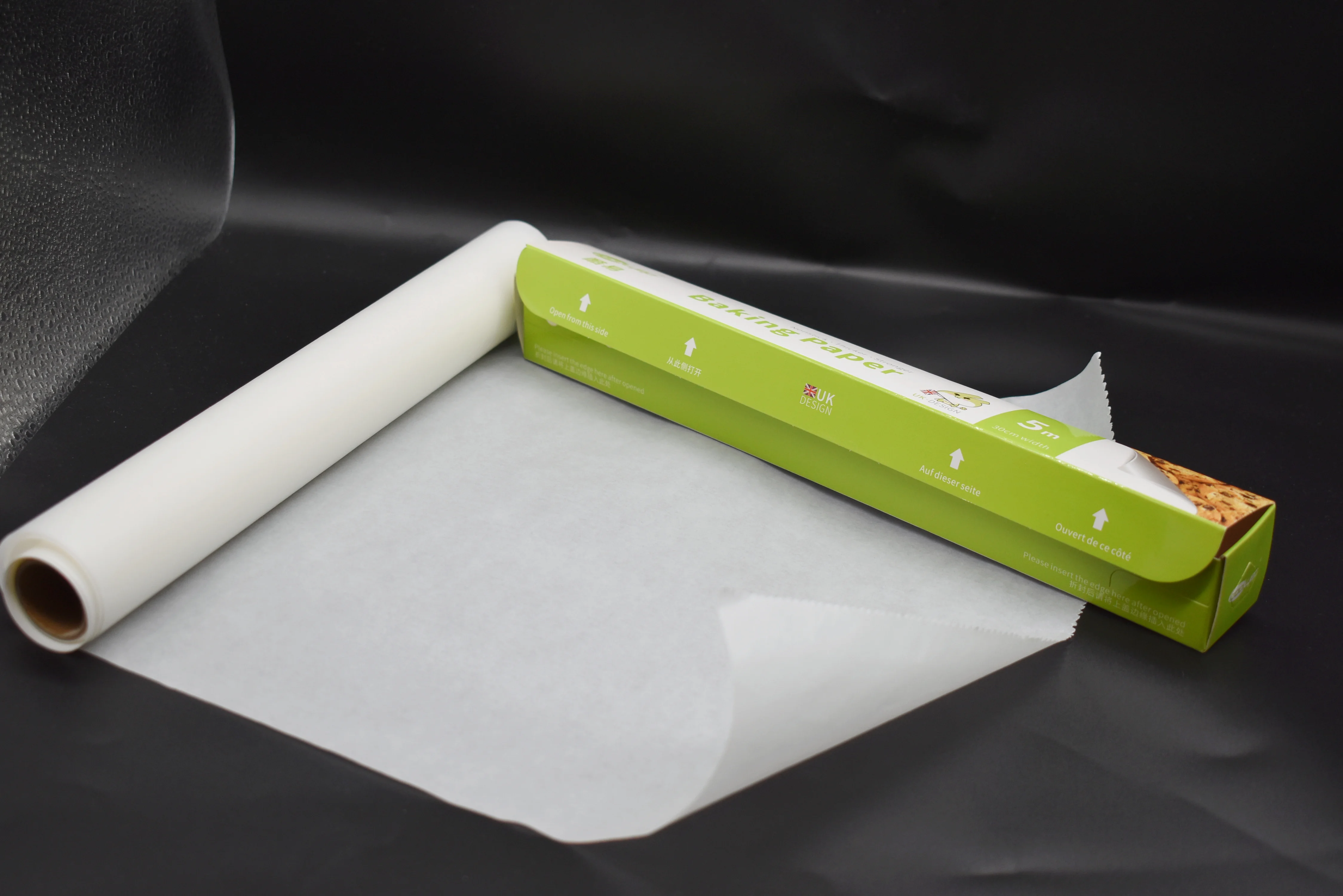 5m 100m High Temperature Double-sided Silicone Coated  Greaseproof Baking  Paper Roll Parchment Paper