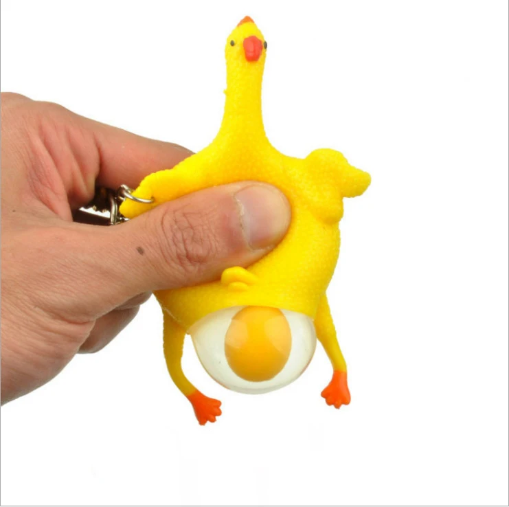 Surprise Squishy Toy Anti Stress Squeeze Toys Chicken&Eggs Laying Hens Funny Gadgets Novelty Autism Mood Relief Wholesale