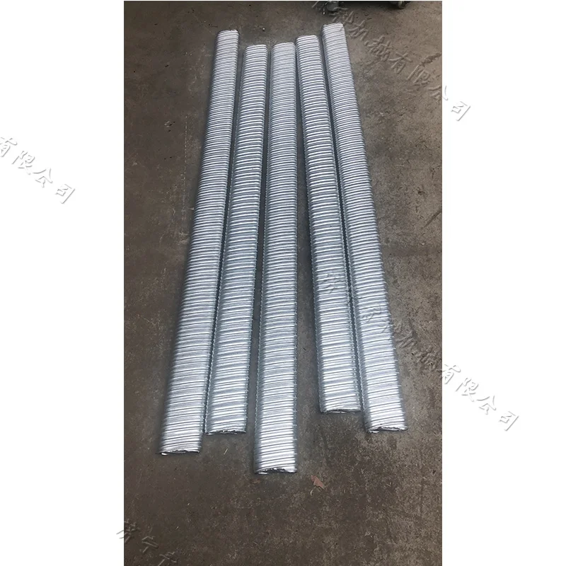 200 type corrugated pipe forming machine   Construction Prestressing Machinery  Stainless steel round pipe screwing machine