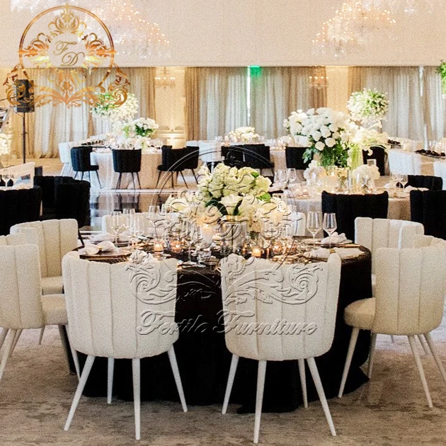 Velvet Cream White Boucle Dressing Dining Room Chairs Stainless Steel Accent White Home Furniture Fabric Modern Furniture