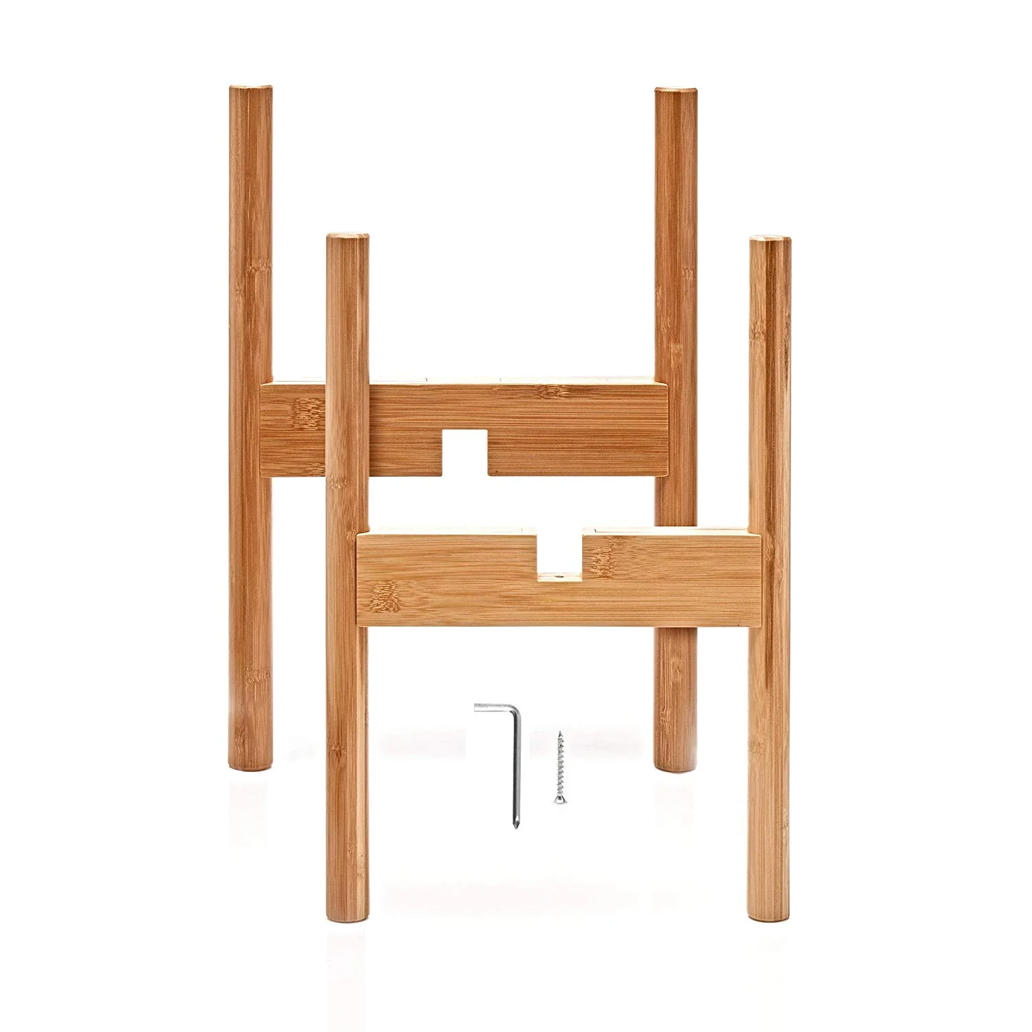 Expandable bamboo plant stand bamboo plant stand indoor for plants and flowers