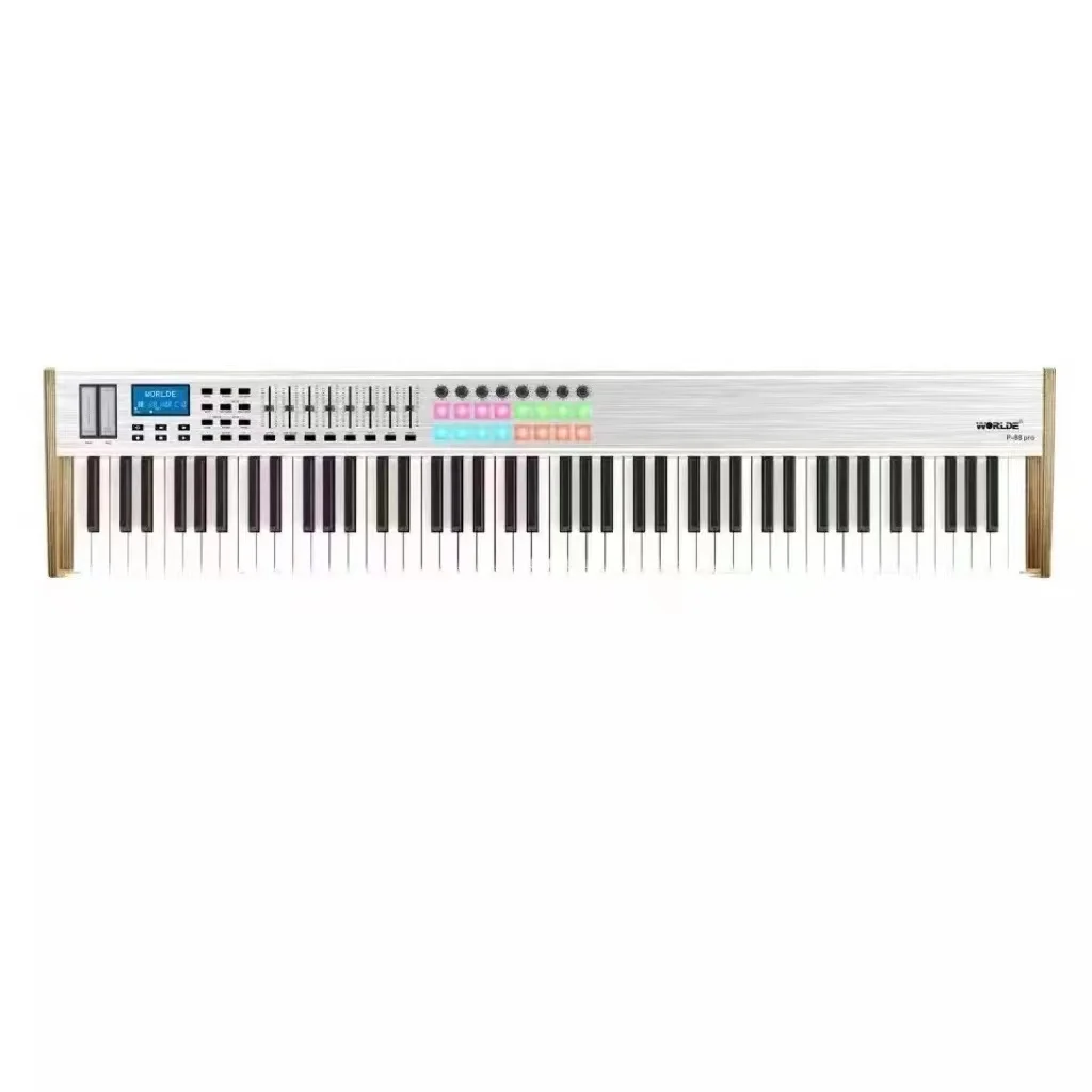 Worlde P-49 P-61 P-88 Pro Midi Keyboard Controller 49 61 88 Keys digital music audio studio piano custom for musical instruments