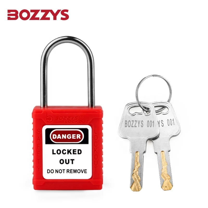 Zenex Oem Waterproof Custom Safety  Lockout Tagout Padlock with 4mm Stainless Steel Beam to Prevent Accidental Operation