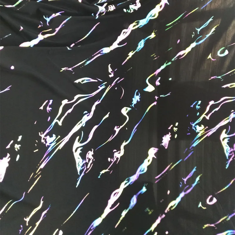 Серый светоотражающий флуоресцентный водонепроницаемый материал из 100% полиэстера для униформы высокой видимости защитная одежда предупреждающий дорожный жилет