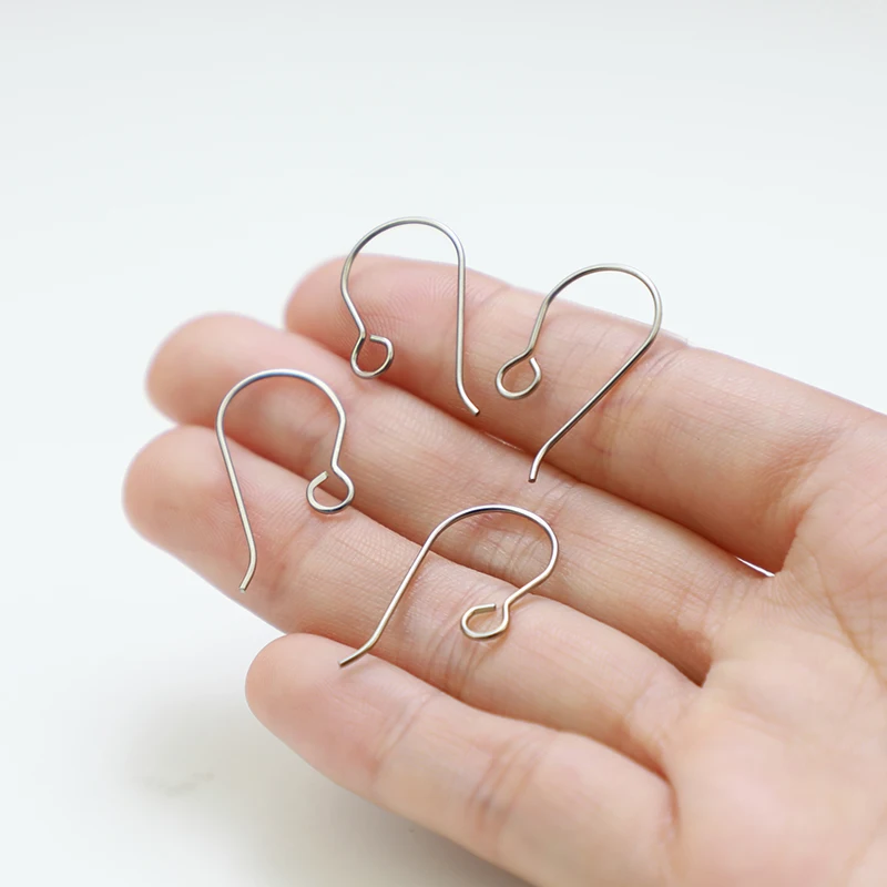 Titanium ear hook manufacturers wholesale earring wires accessories gr 23 Hypoallergenic earring hooks