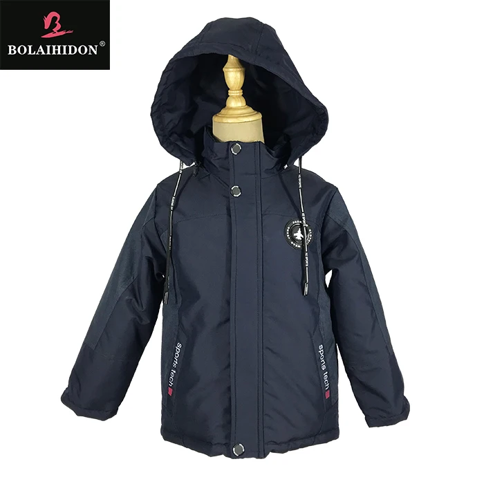 
 Модные однотонные детские пальто с принтом для мальчика  