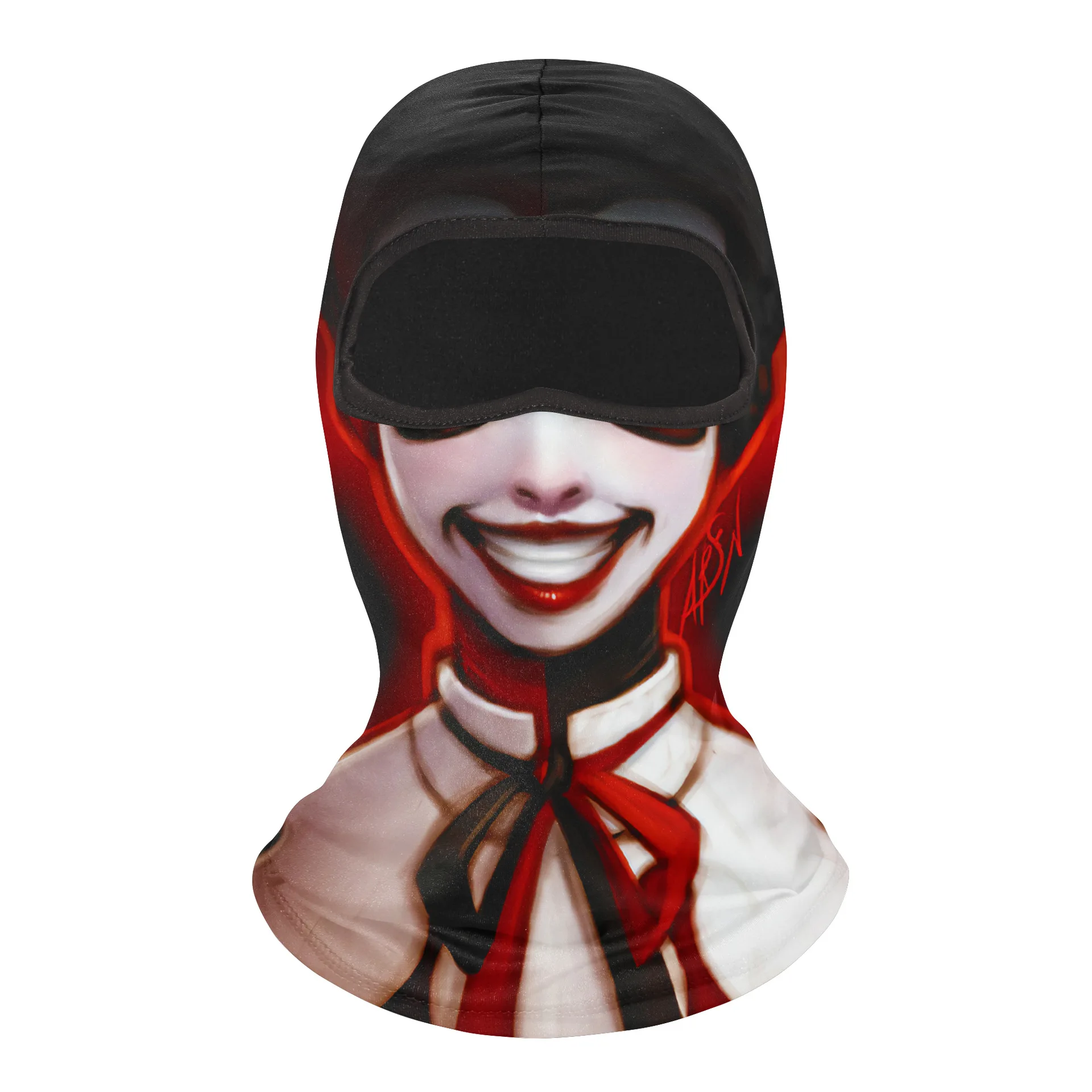 JX Custom Logo  Skull Print Balaclava Cosplay Costume Ghost Full Face Bike Face Mask Outdoor Motorcycle Riding Men Hat Ski Caps