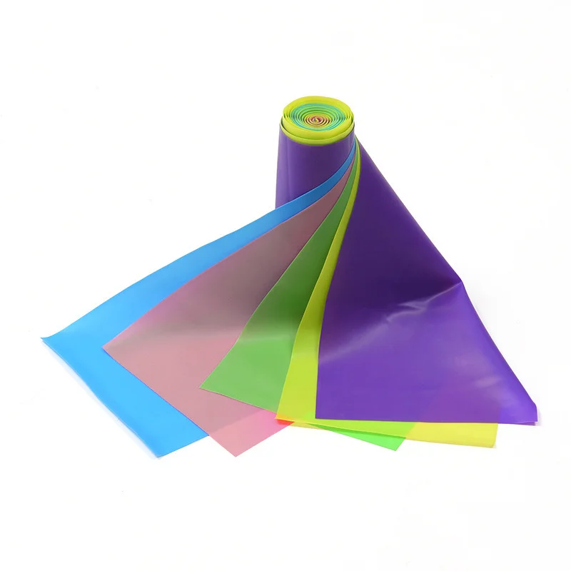 Factory Supply Accept custom logo size color 100% Natural Latex/TPE resistance bands elastic Fitness workout yoga band