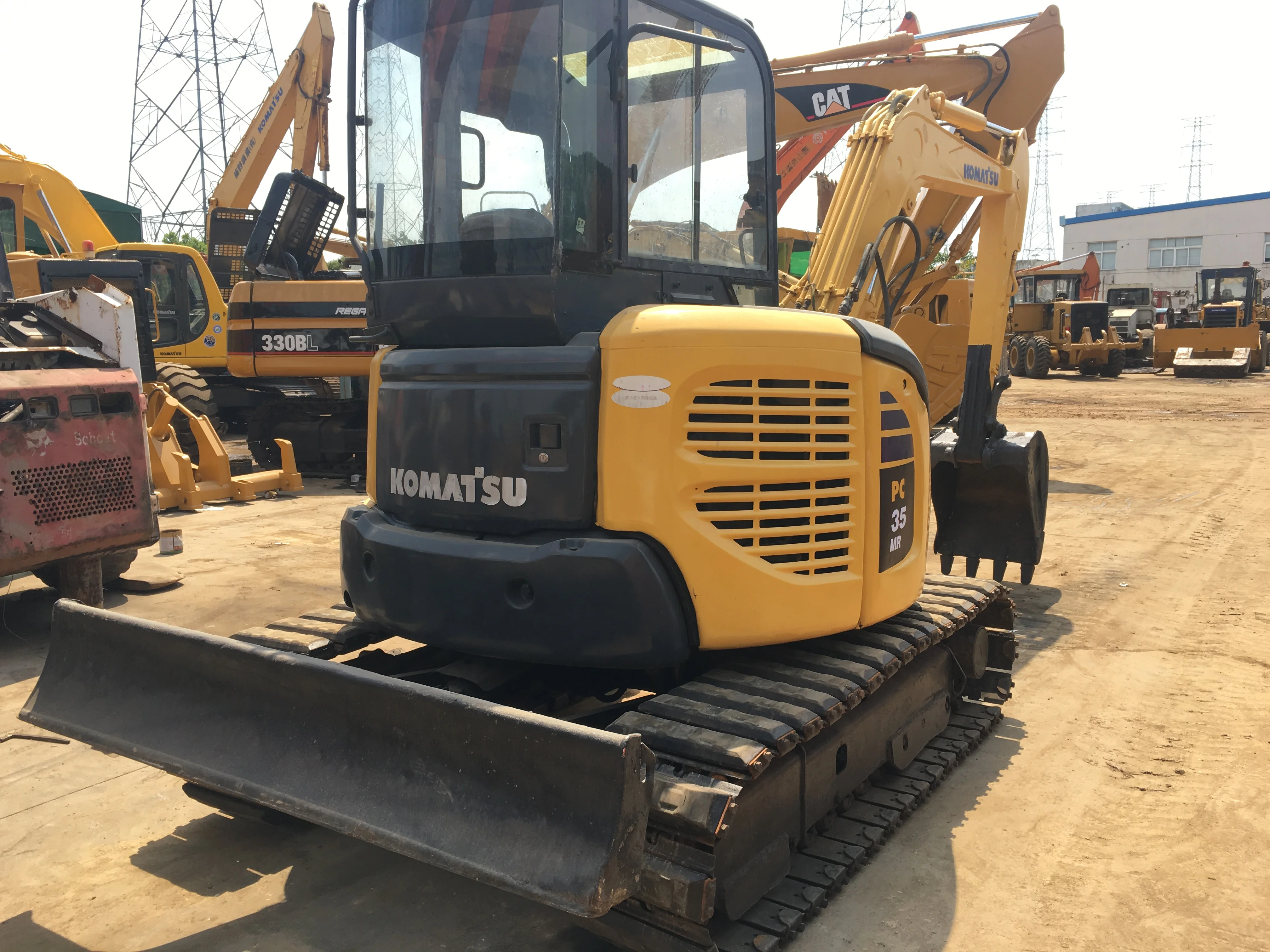 Used Condition and Construction works Applicable Industries Used Komatsu excavator PC35 PC55