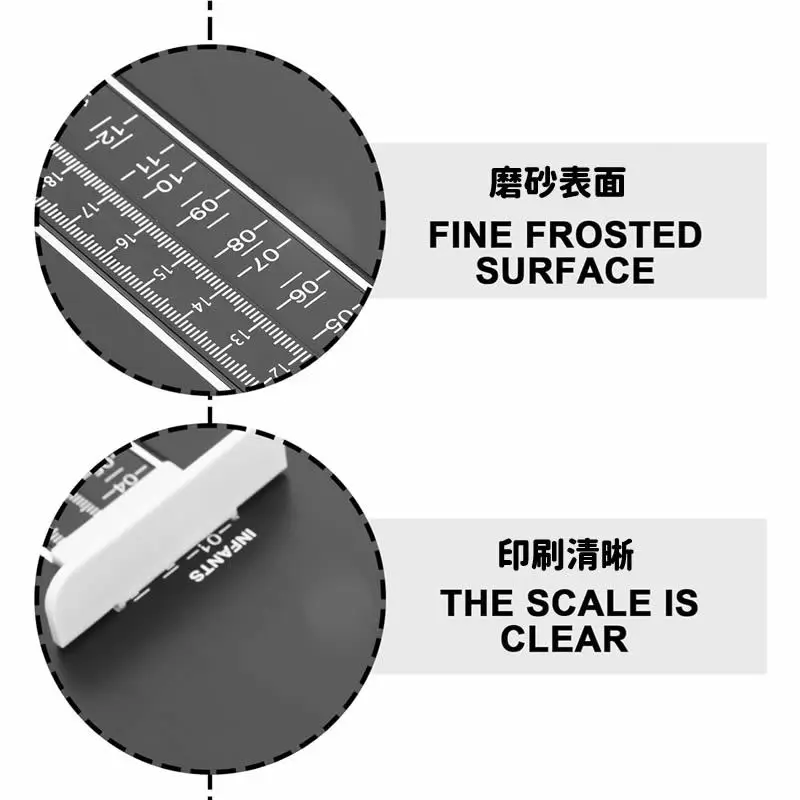 Portable US Standard Foot Measurement Durable Accurate All Sizes Foot Shoe Measuring Measure Device