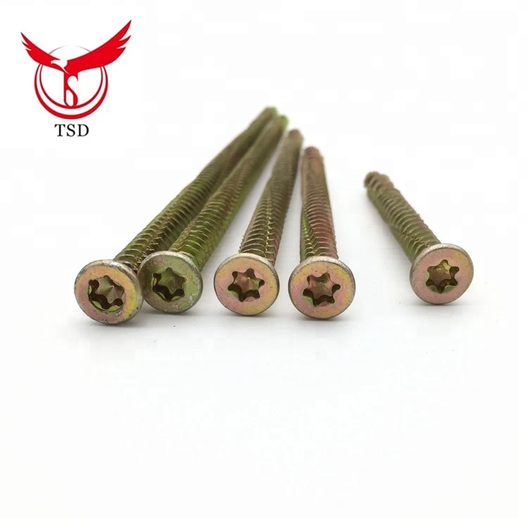 T30 Torx Drive Recess Countersunk self tapping concrete screws with low price