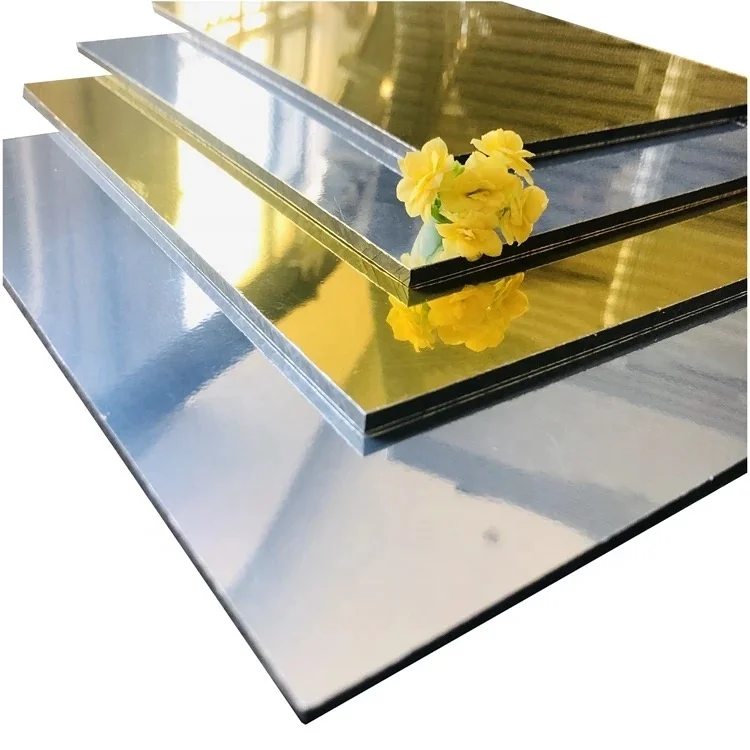 waterproof dibond wall partition acp board aluminium composite material 3mm 4mm