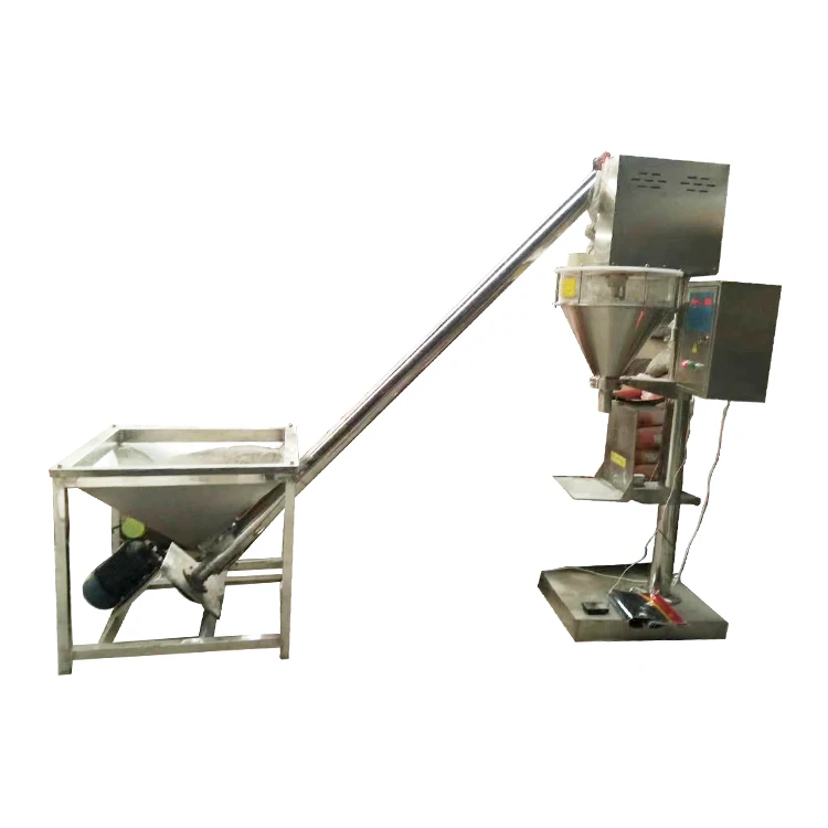 Высококачественная машина для взвешивания и упаковки порошка, 1 кг, машина для упаковки риса