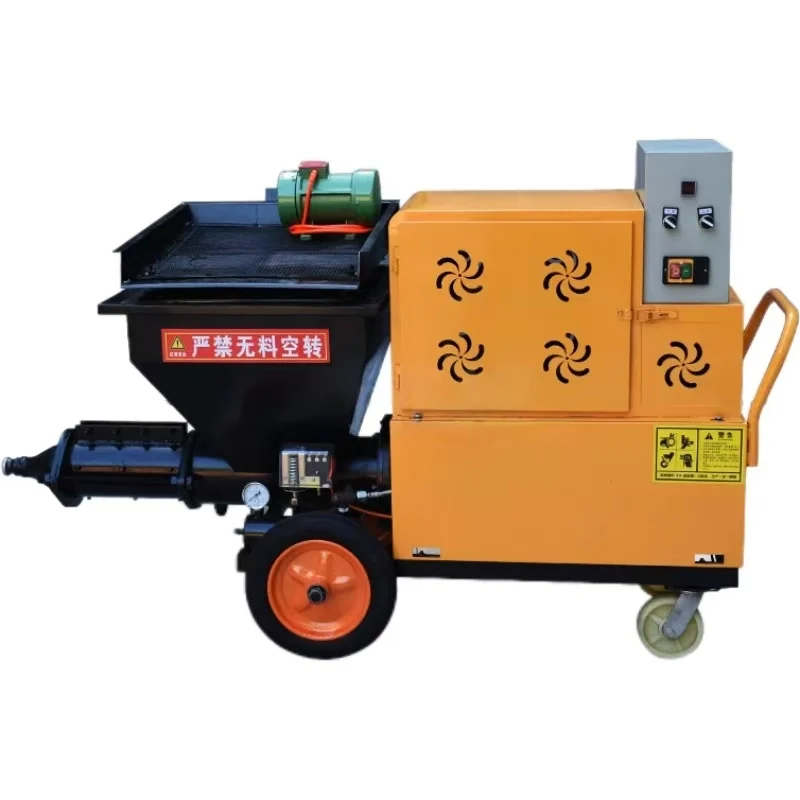 Automatic Mortar Cement Spraying Machine Electric Long Lifetime 220V/380V Cement Mortar Sprayer