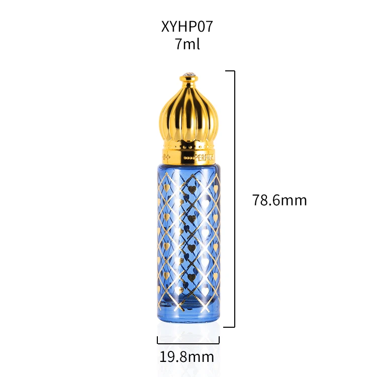 Роскошный пустой флакон для духов Mini 7 мл дизайнерский спрей арабский Attar Oud Oil многоразовый оптовая продажа