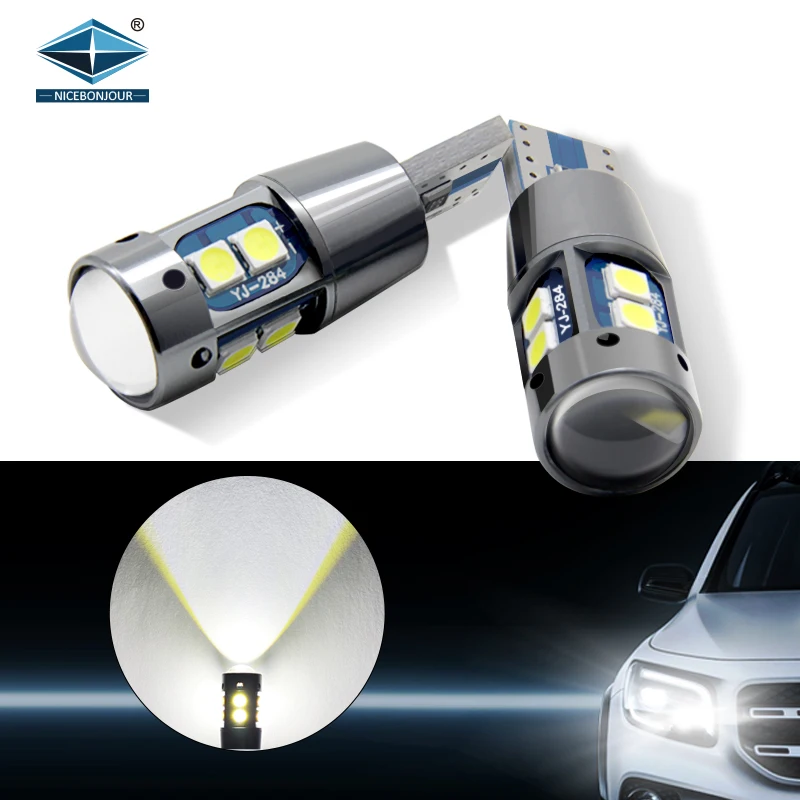 Most popular auto bulb t10 led car light W5W led 194 t10 led 5050 5 SMD car accessories