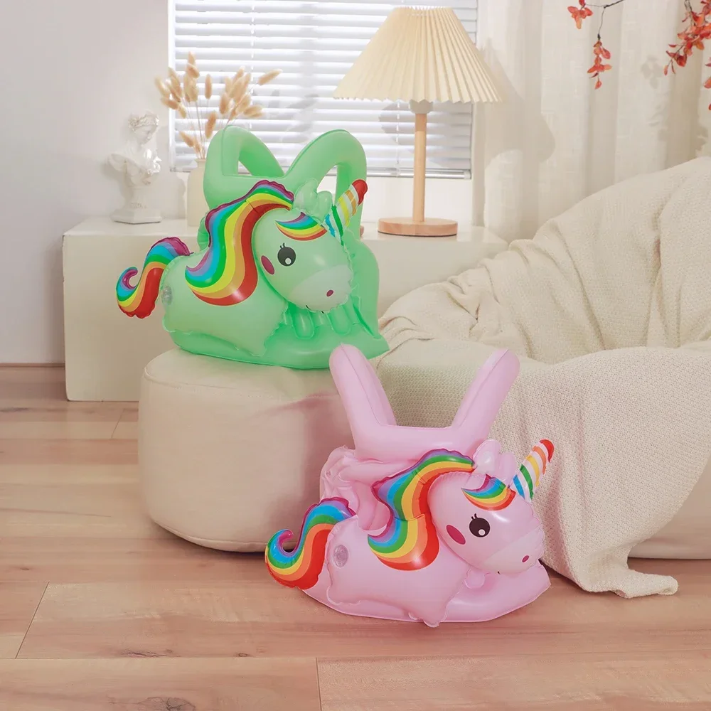 Summer Swimming Pool Inflatable PVC Unicorn Children Kids Swimwear