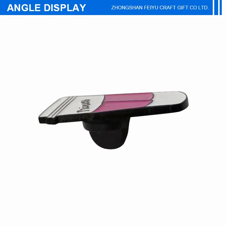 
Custom Drink Coffee Shape Zinc Alloy Brooch For Gift 