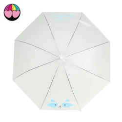 Wholesale Automatic Straight  21inches 8ribs EVA Umbrella With Logo Print