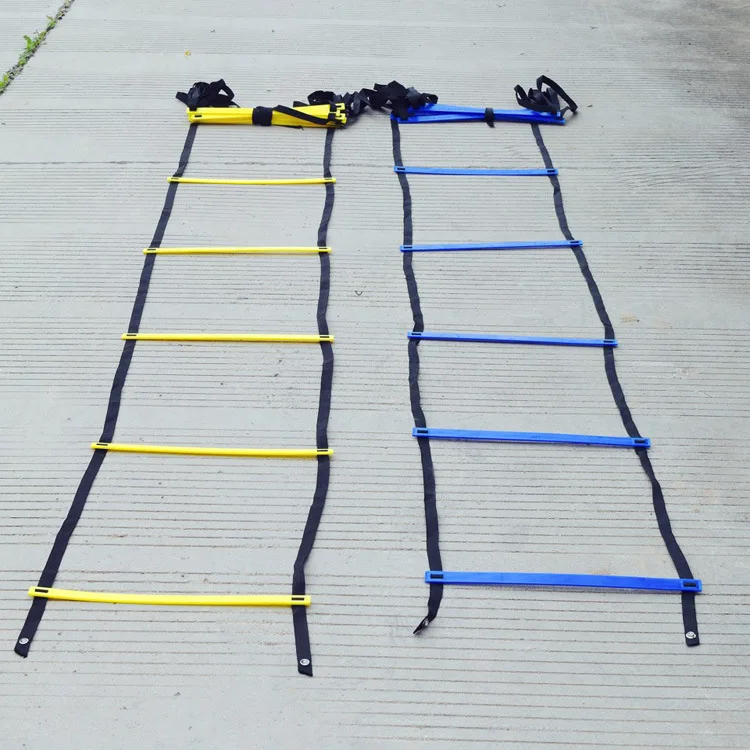 Wholesale Foldable Adjustable Sports Soccer Training Equipment Speed Fitness 6 Metre Agility Ladder For Sale