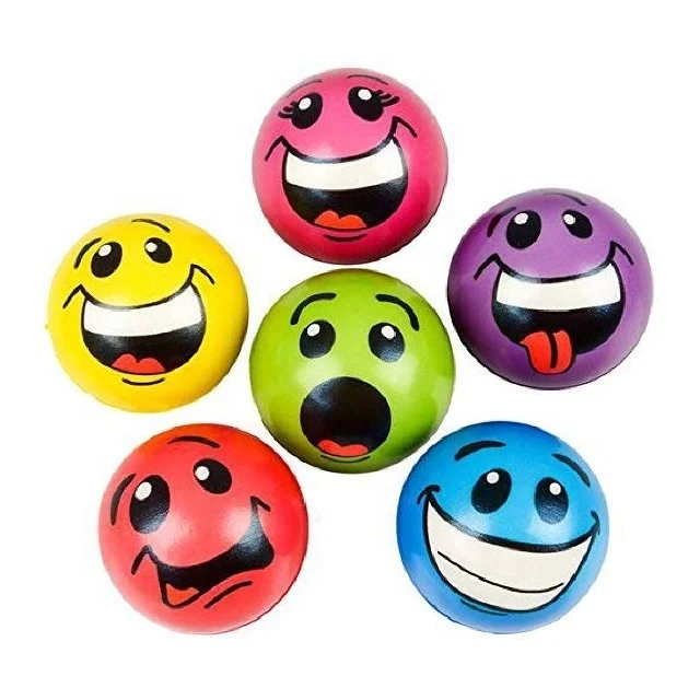 Wholesale custom funny PU anti stress ball foam antistress balls