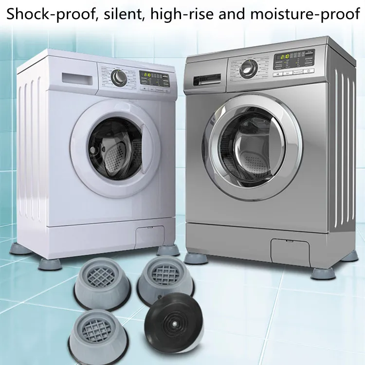 New Household Products In Repair Silicone Round Rubber Anti Vibration Washing Machine Non-slip Mat Fixed Rubber Base Damping Pad