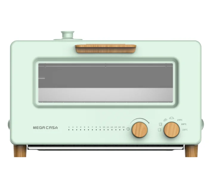 High Quality 10L Steam Oven Toaster Japan & Korea Style Hot Sale Elegant Stainless Steel Mini Electric Installation with Water