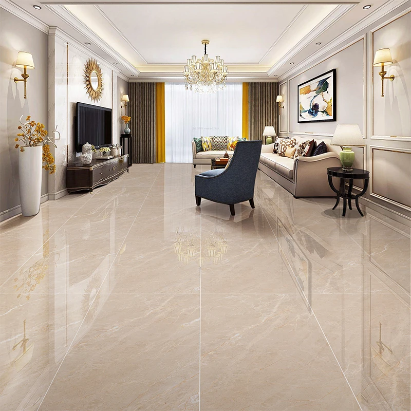 Realgres 900X1800 Modern Design Full Body Interior Living Room Flooring Tile Glossy Surface Durable Porcelain Slab Tiles