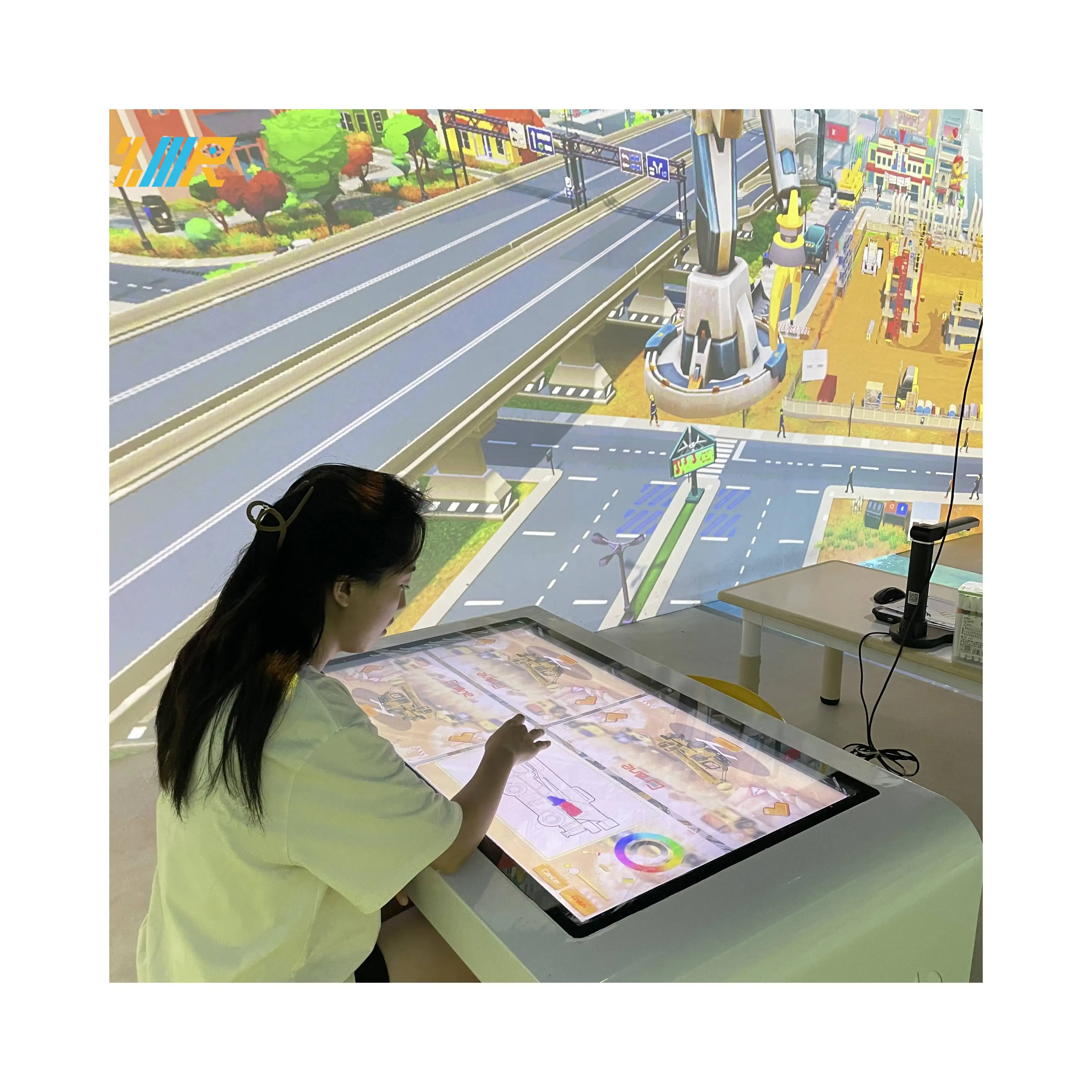 kids interactive game room 6 game themed scenes indoor kids interactive projection drawing wall 3d interactive projector games